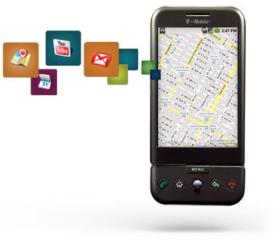 google g1 phone maps 0   Прием заказов на T Mobile G1 приостановлен   You HTC