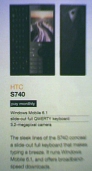 HTC S740  Orange