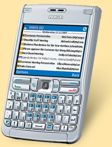 Microsoft Exchange -    Nokia S60 3rd Edition