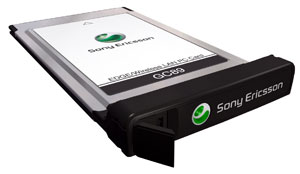 PC Card  Sony Ericsson: GSM/GPRS, EDGE  Wi-Fi   