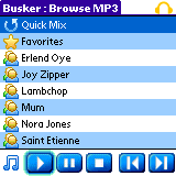  Busker MP3 player  Palm OS