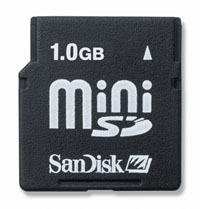 Sandisk   miniSD 