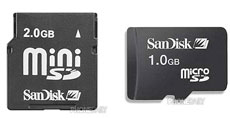 SanDisk      miniSD  microSD