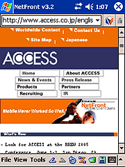  NetFront  Pocket PC    3.3