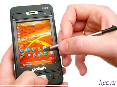   HPC.ru: Glofiish X500+:    VGA-  GPS-   Windows Mobile 6