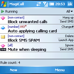 MagiCall:    SMS,    Windows Mobile 