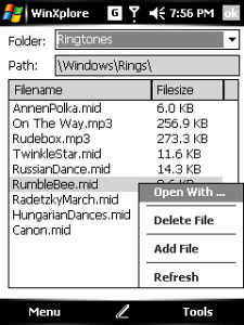 WinXplore: ����� ������� ��� Pocket PC