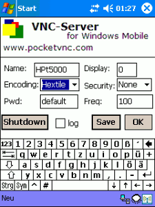   Pocket VNC Server