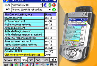 AirMagnet Handheld Analyzer:     Pocket PC