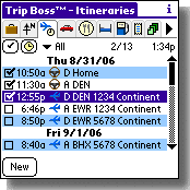 Trip Boss:    Palm OS
