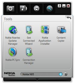 Nokia Nseries PC Suite:    Nokia N-