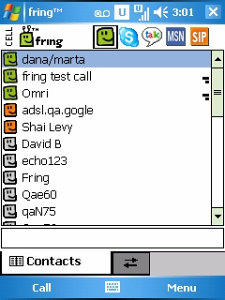   fring  Windows Mobile