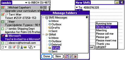   e-mail  Agendus Mail  Palm OS