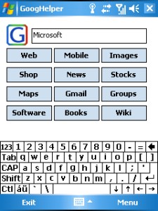 GoogHelper:     Windows Mobile