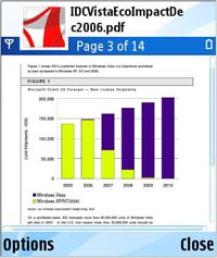 Adobe Reader LE 2.5:  PDF  S60 3rd Edition