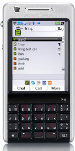 fring  Sony Ericsson P1i, 