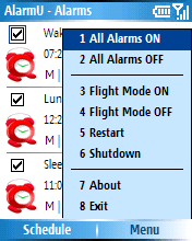 AlarmU:       Windows Mobile 