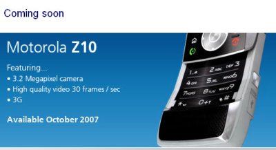  Motorola Z10  