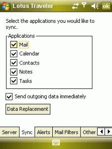 IBM   Windows Mobile  Lotus Domino (Notes) 8.0.1