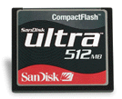 512   Ultra CompactFlash  Sandisk