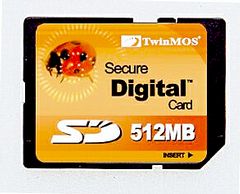 256   512  - Secure Digital  TwinMOS