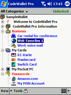 DeveloperOne  PIM- CodeWallet Pro   3.5