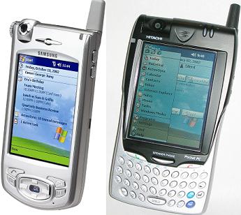 CTIA 2003:   Samsung i700  Hitachi G1000