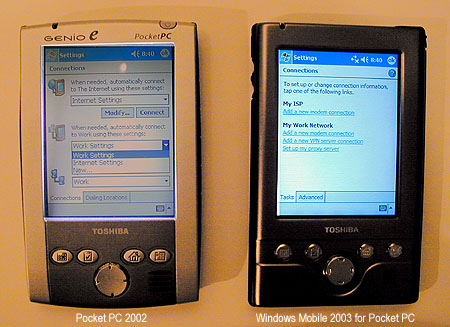 Windows Mobile 2003 for Pocket PC:  