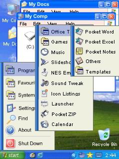 PocketWin: Windows XP  