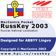      MacCentre Pocket RussKey 2003   ABBYY Lingvo