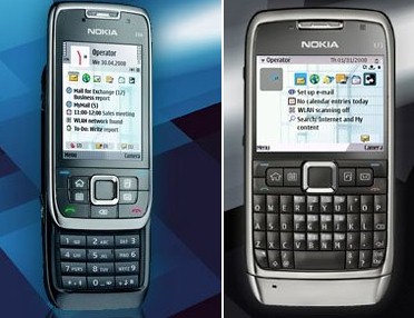 Nokia E66  Nokia E71:  